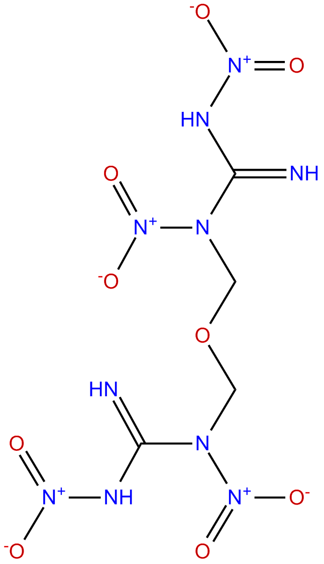 Image of bis(1,2-dinitroguanidinomethyl) ether