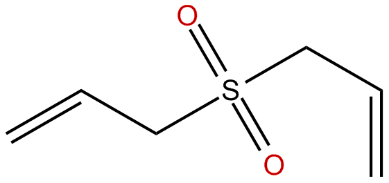 Image of bis(2-propenyl) sulfone