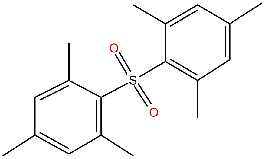 Image of bis(2,4,6-trimethylphenyl) sulfone