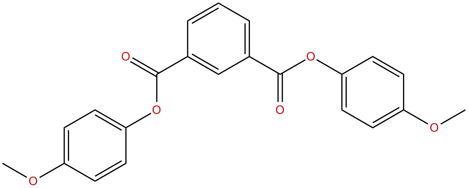 Image of bis(4-methoxyphenyl) 1,3-benzenedicarboxylate