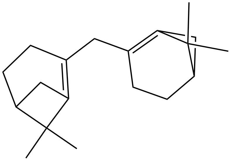 Image of bis(7,7-dimethylbicyclo[3.1.1]-1-heptenyl)methane