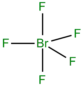 Image of bromine pentafluoride