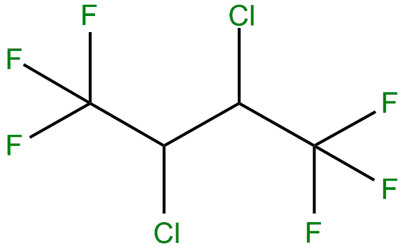Image of butane, 2,3-dichloro-1,1,1,4,4,4-hexafluoro-, meso-