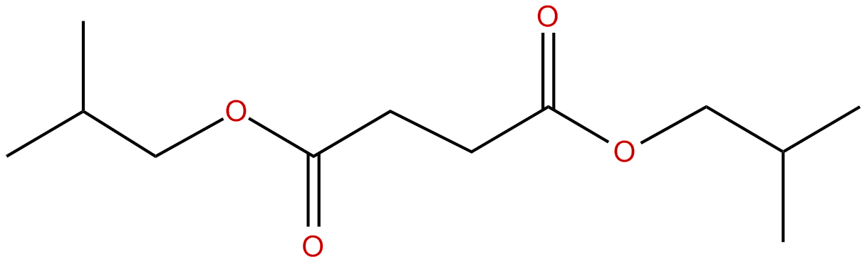 Image of butanedioic acid, bis(2-methylpropyl) ester