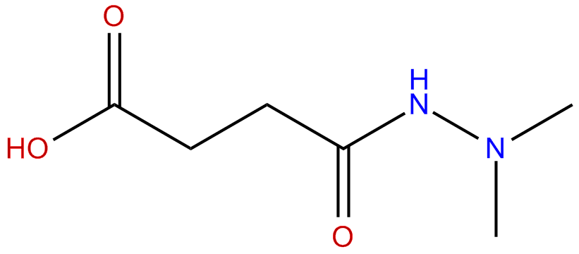 Image of butanedioic acid, mono(2,2-dimethylhydrazide)