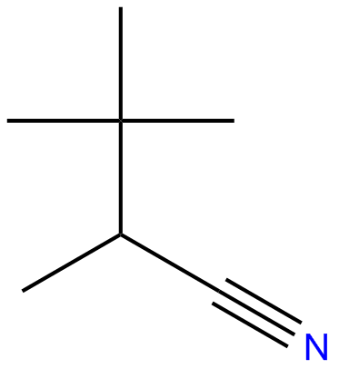 Image of butanenitrile, 2,3,3-trimethyl-