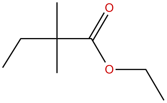 Image of butanoic acid, 2,2-dimethyl-, ethyl ester