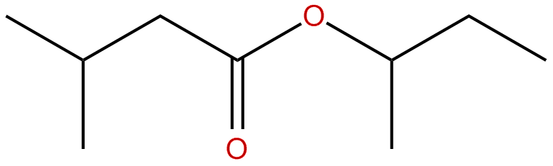 Image of butanoic acid, 3-methyl-, 1-methylpropyl ester