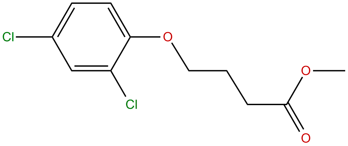 Image of butanoic acid, 4-(2,4-dichlorophenoxy)-, methyl ester