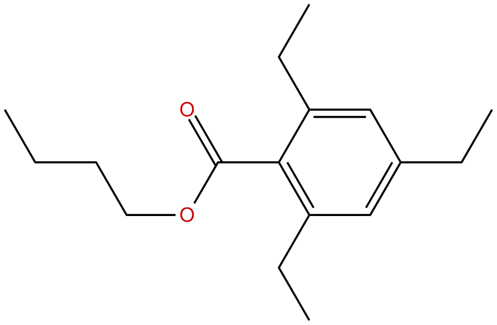 Image of butyl 2,4,6-triethylbenzoate