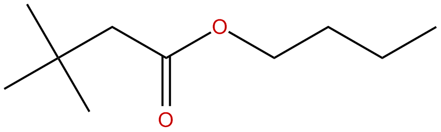 Image of butyl 3,3-dimethylbutanoate