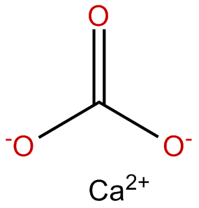 calcium carbonate molecular density