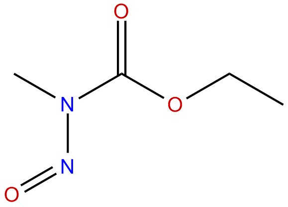 Image of carbamic acid, methylnitroso-, ethyl ester