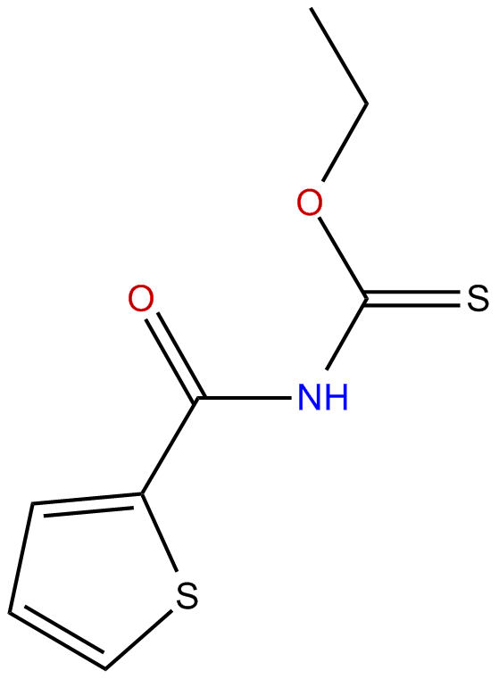 Image of carbamothioic acid, N-(2-thienylcarbonyl)-, O-ethyl ester