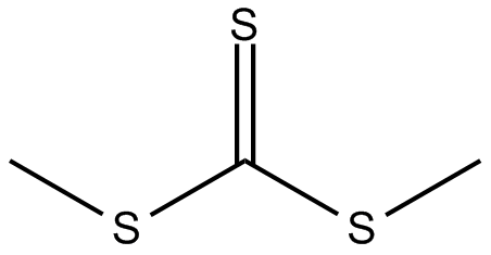 Image of carbonotrithioic acid, dimethyl ester