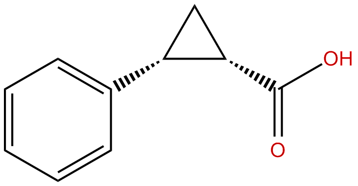 Image of cis-1-Phenylcyclopropane-2-carboxylic acid