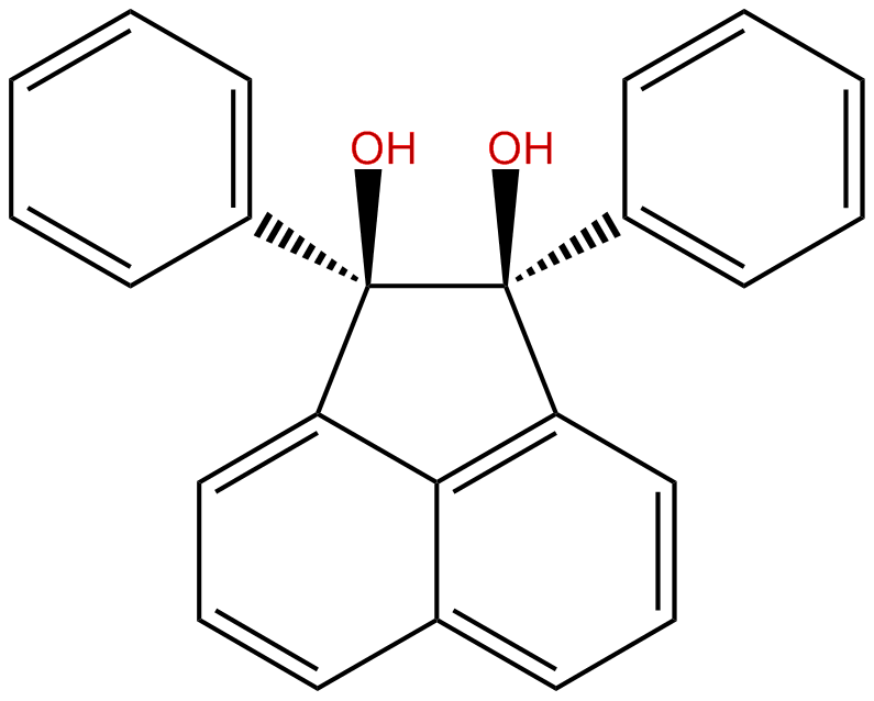 Image of cis-1,2-diphenyl-1,2-acenaphthenediol