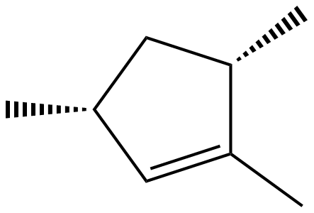 Image of cis-1,3,5-trimethylcyclopentene