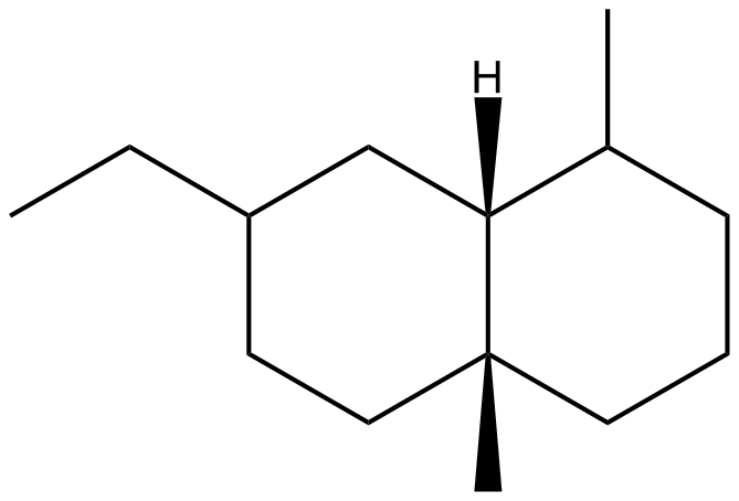 Image of cis-1,5-dimethyl-8-ethylbicyclo[4.4.0]decane