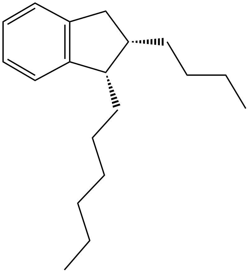 Image of cis-2-butyl-2,3-dihydro-1-hexyl-1H-indene