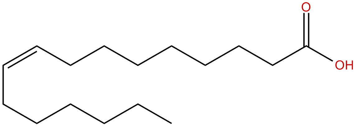 Image of cis-9-hexadecenoic acid