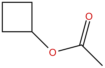 Image of cyclobutyl ethanoate