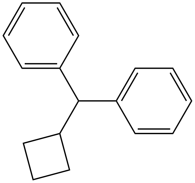 Image of cyclobutyldiphenylmethane