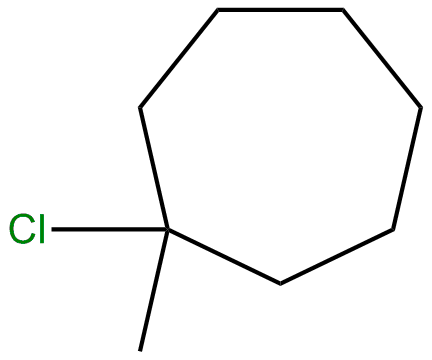 Image of cycloheptane, 1-chloro-1-methyl-