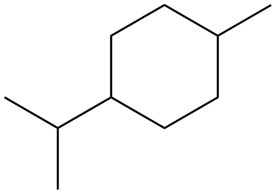 Image of cyclohexane, 1-methyl-4-(1-methylethyl)-