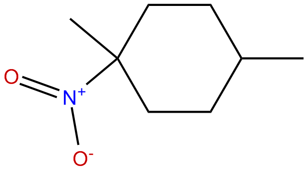 Image of cyclohexane, 1,4-dimethyl-1-nitro-