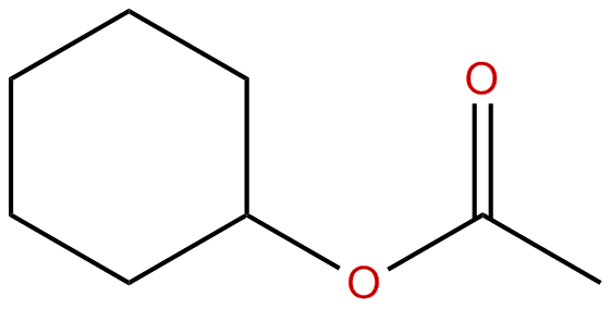 Image of cyclohexyl ethanoate