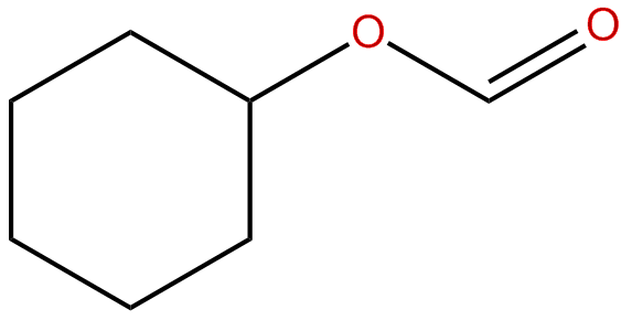 Image of cyclohexyl methanoate