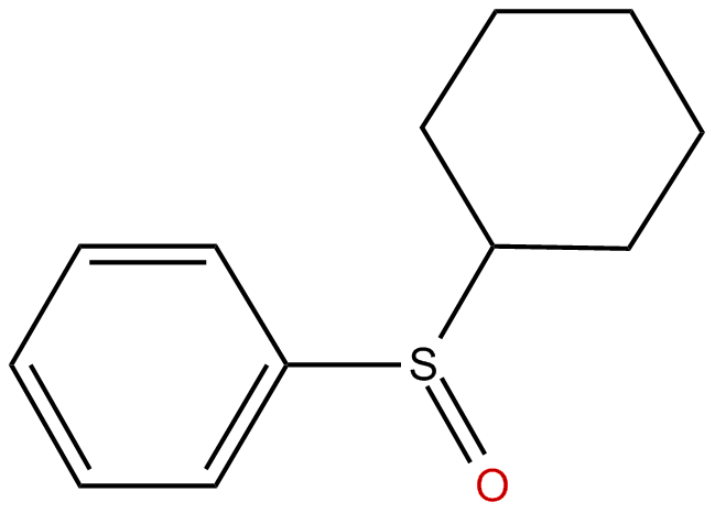 Image of cyclohexyl phenyl sulfoxide