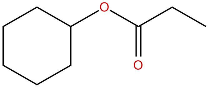 Image of cyclohexyl propanoate