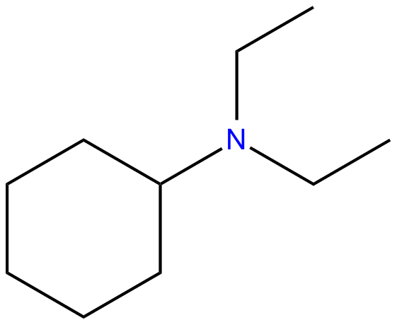 Image of cyclohexylamine, N,N-diethyl-
