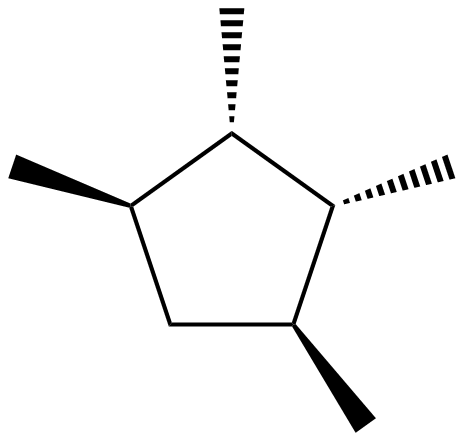 Image of cyclopentane, 1,2,3,4-tetramethyl-, (1.alpha.,2.beta.,3.beta.,4.alpha.)-