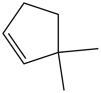 Image of cyclopentene, 3,3-dimethyl-