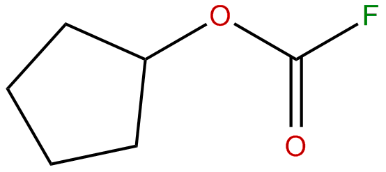 Image of cyclopentyl fluoromethanoate