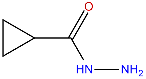 Image of cyclopropanecarboxylic acid, hydrazide