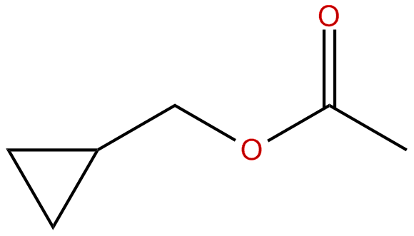 Image of cyclopropylmethyl ethanoate
