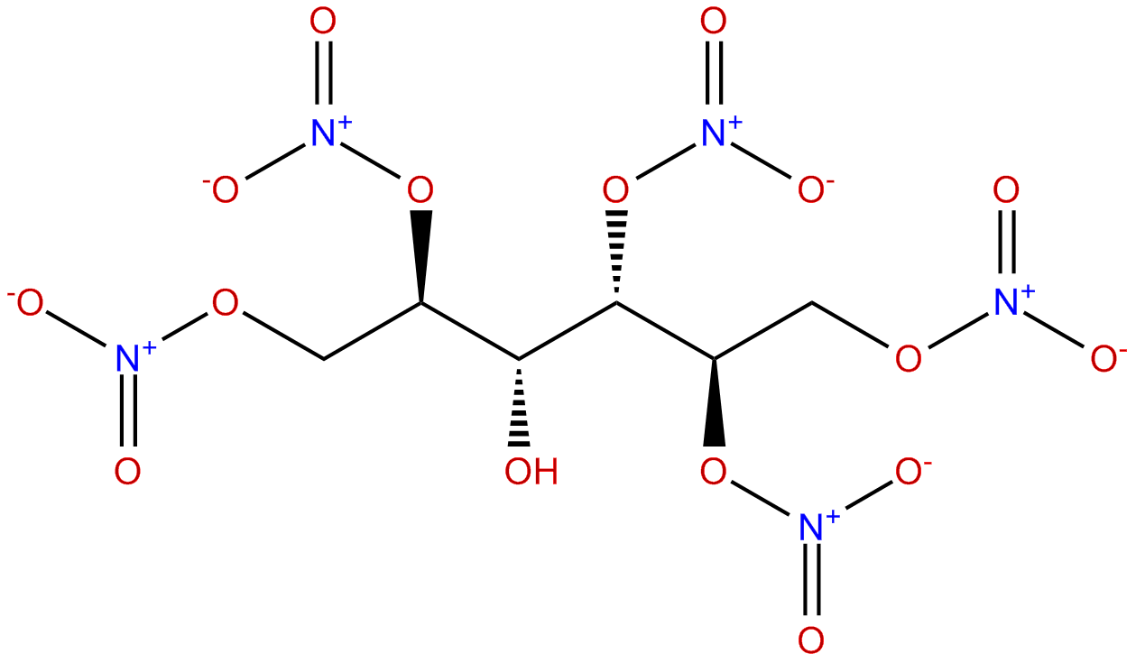 Image of D-Mannitol-1,2,3,5,6-pentanitrate