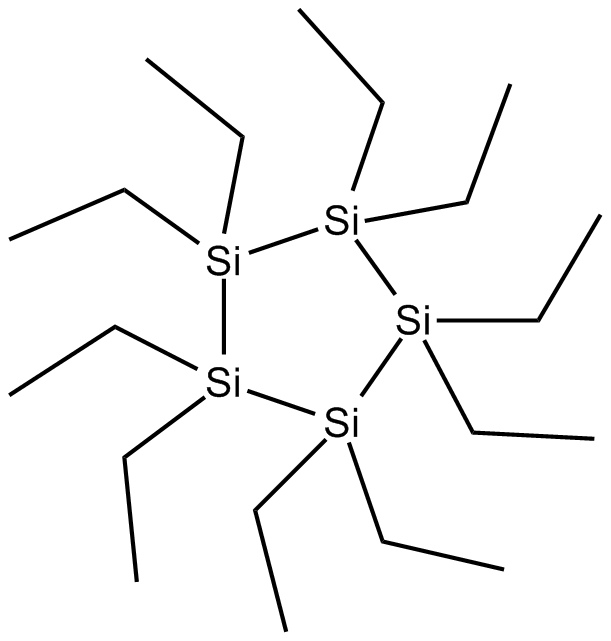 Image of decaethylcyclopentasilane