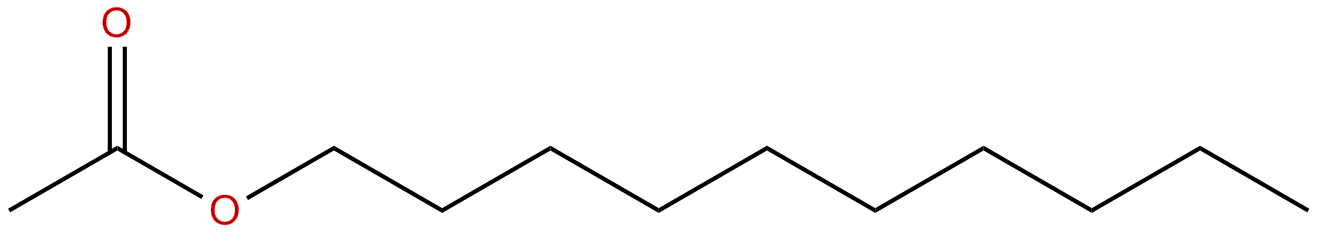 Image of decyl ethanoate
