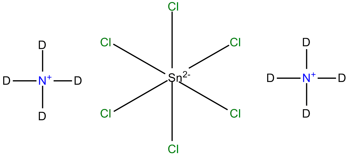 Image of deuterated ammonium hexachlrostannate