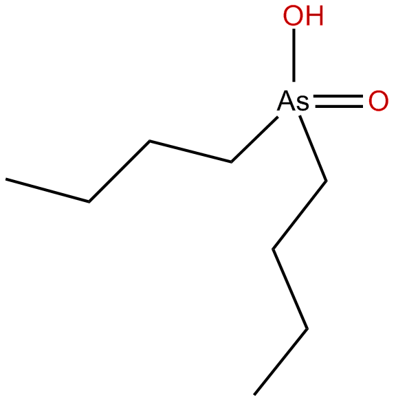 Image of dibutylhydroxy arsine oxide