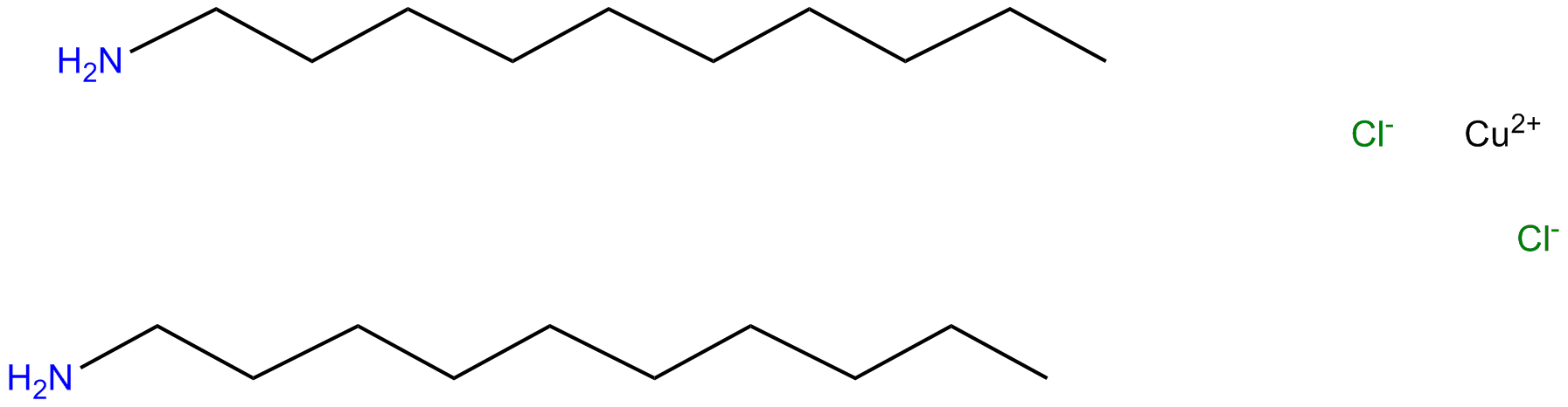 Image of dichlorobis(1-decanamine)copper