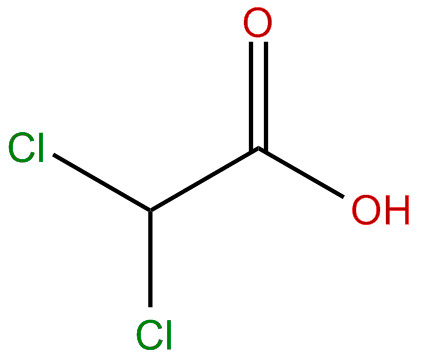 Image of dichloroethanoic acid