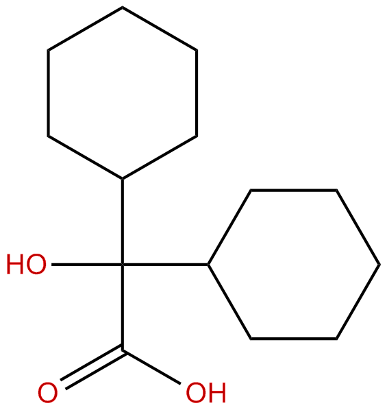 Image of dicydlohexylhydroxyethanoic acid
