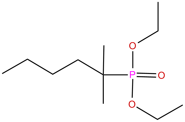 Image of diethyl 1,1-dimethylpentylphosphonate