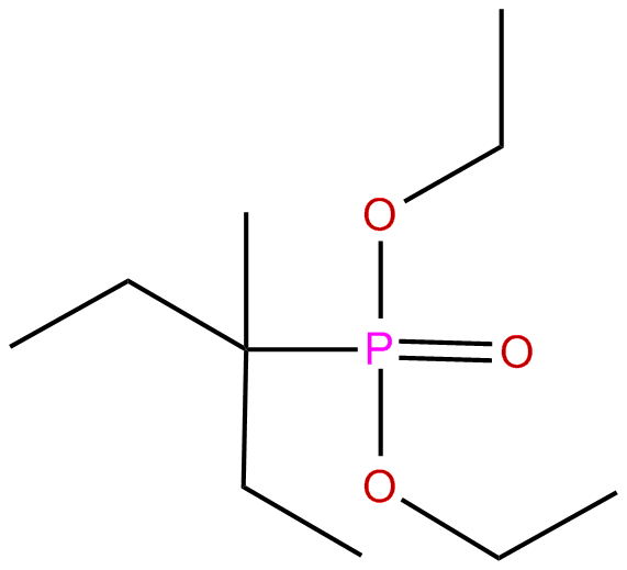 Image of diethyl (1-ethyl-1-methylpropyl)phosphonate